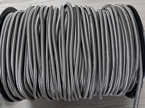 5mm shock cord - Grey - per metre 