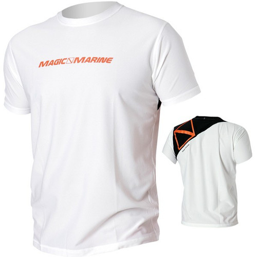 Magic Marine Cube Quick Dry Shirt - White SS - Large