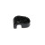 Nylon Plastic Shock cord saddle, single screw 6mm hole