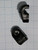 Nylon Plastic Shock cord saddle, single screw 6mm hole