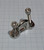 Padeye fits 22mm harken traveler cars with bolts