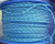 Rope 5mm Double Braid - Vectran - Blue with yellow/black fleck (per metre)