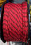 Rope 4mm Double Braid - Spectra - Red with black fleck (per metre)