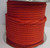 Rope 6mm Double Braid - Polyester - solid red (per metre)