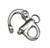 SS Fixed Snap Shackles 52mm