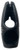 Plastic Olive Clips - 4 - 5mm Black