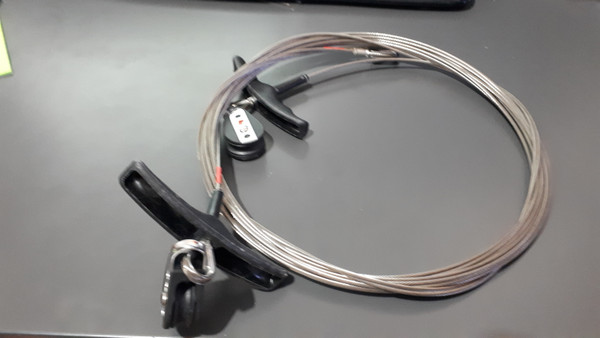 Nacra 5.8 trapeze wire (with pulley) - 1 side 