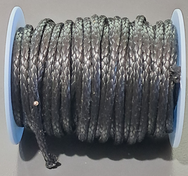 Rope 3mm Single Braid - Dyneema - Black (per metre)