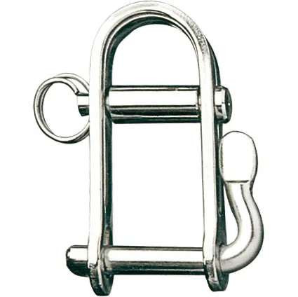Halyard captive shackle