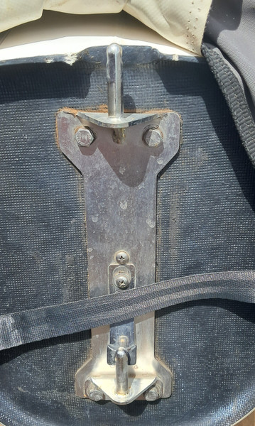 Nacra Rudder gudgeon ss plate kit