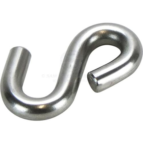 SS small "S" hook 4mm