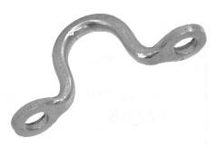 SS Saddle 4mm (wire eye strap)