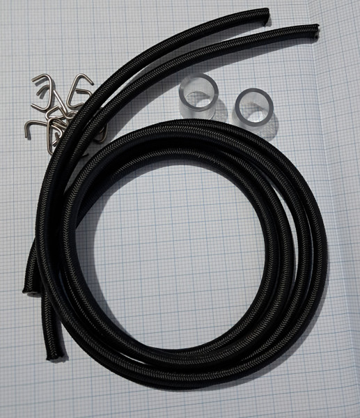 NCA nacra Rudder replacement shock cord kits.