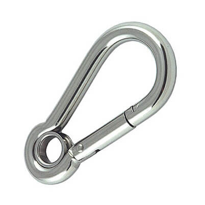 SS Snap hook with eye 5mm