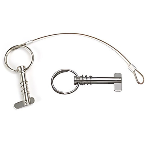SS Quick release pin with lanyard 6mm