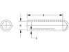 Schematic diagram of silicone rubber cap for dimensional reference