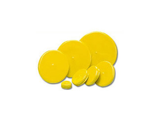 Collection of yellow, SR flange covers