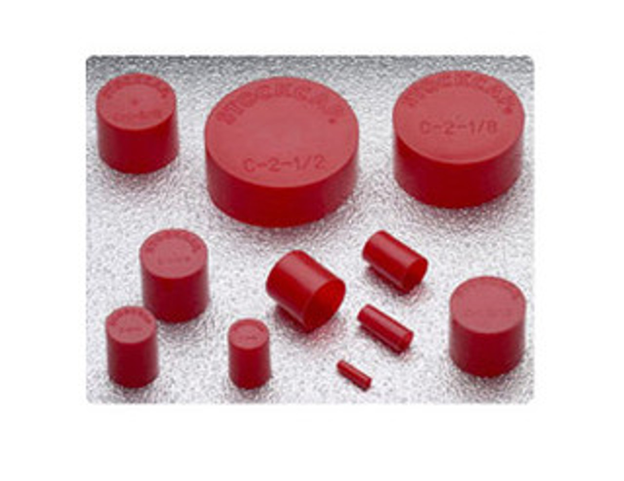 Collection of plastic endcaps