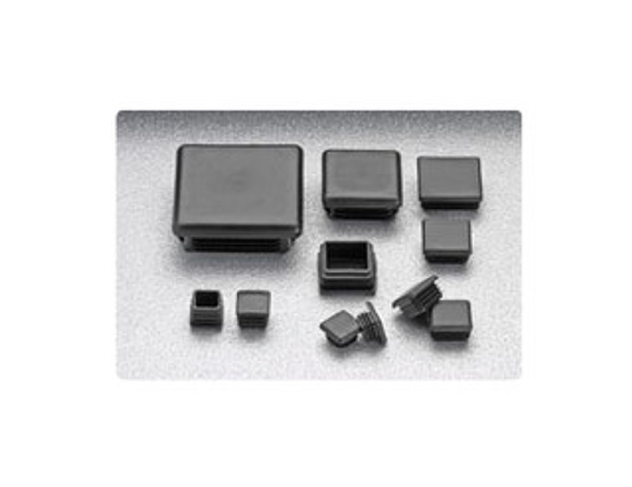 Collection of square tubing inserts