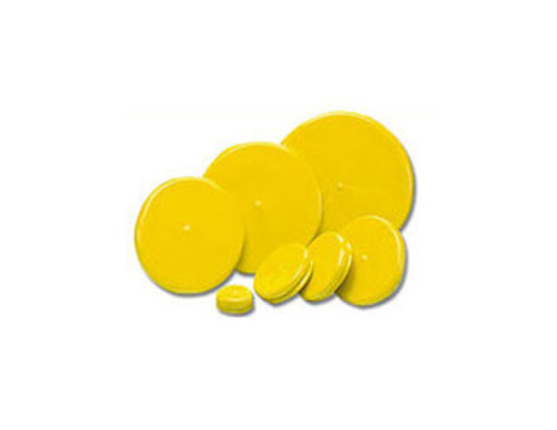 Collection of yellow, SR flange covers Collection of yellow, SR flange covers