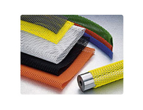 Collection of plastic, net guards in various colors and sizes