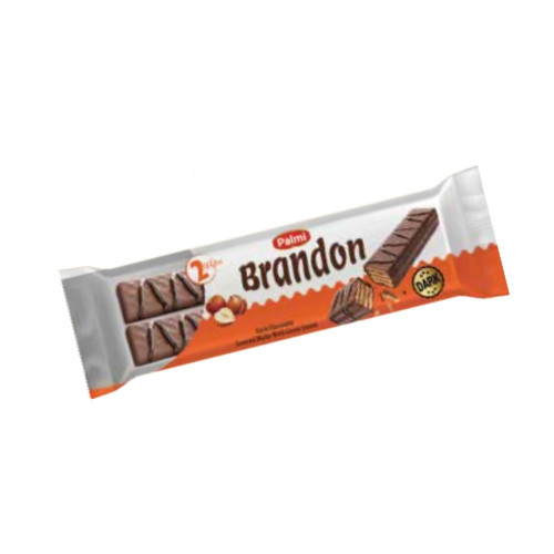 BRANDON Dark Compound Chocolate Coated Wafer With Cocoa Cream