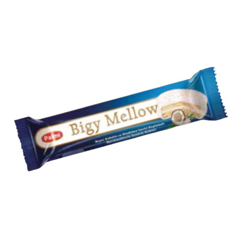 BIGY MELLOW Compound White Chocolate And Coconut Coated  Marshmallow Sandwich Biscuit