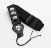 G.A.A. Members Black Nylon Guitar Padded Strap With 3 Pick Holder for Electric Acoustic Guitar