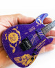 Axe Heaven Kirk Hammett Ouija Purple Sparkle ESP Miniature Guitar Replica Collectible (kh-306)