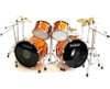 Axe Heaven Lars Ulrich Miniature Tama Drum Kit In Magnetic Orange