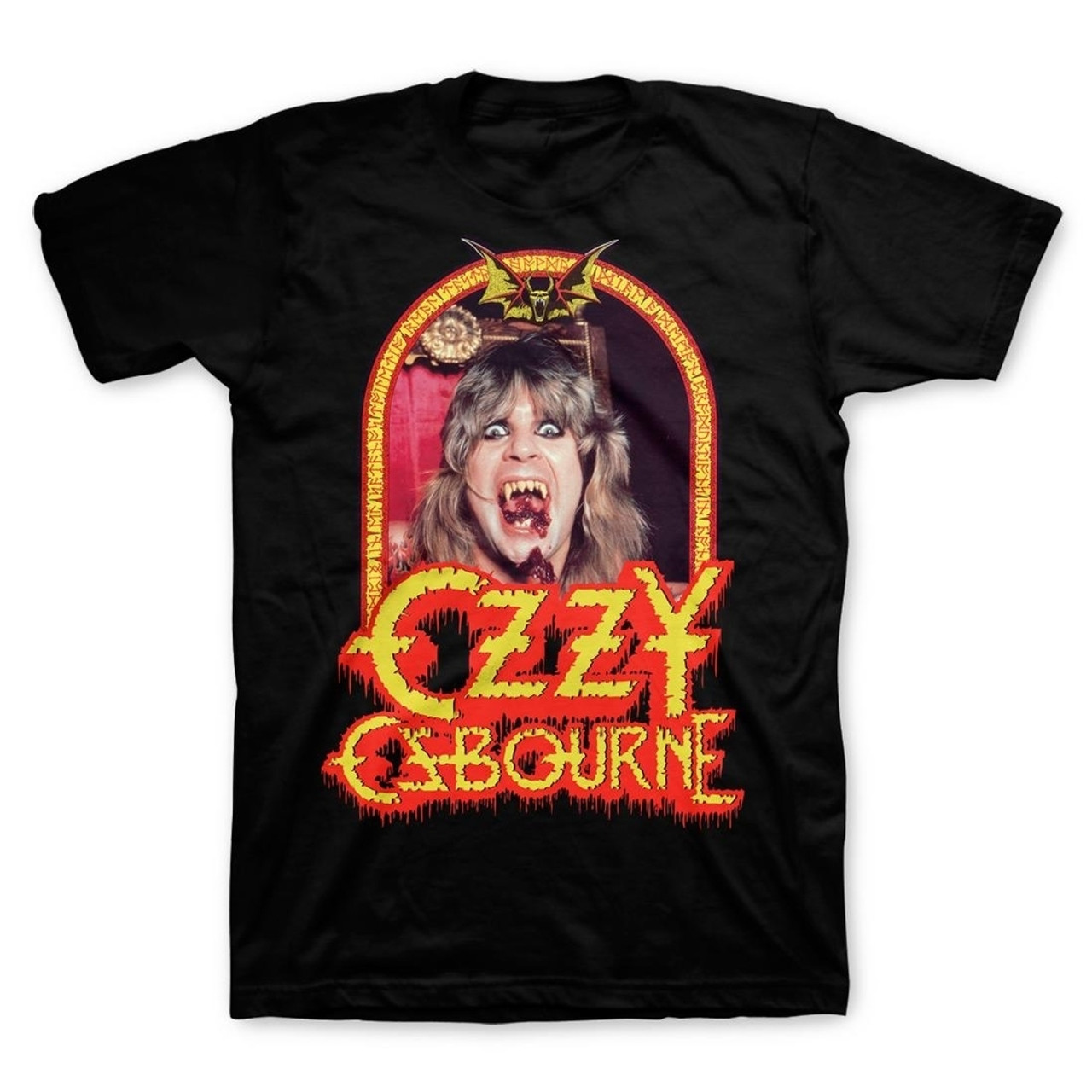 Ozzy Osbourne Speak of the Devil Tシャツ odb43letrsb.jpg