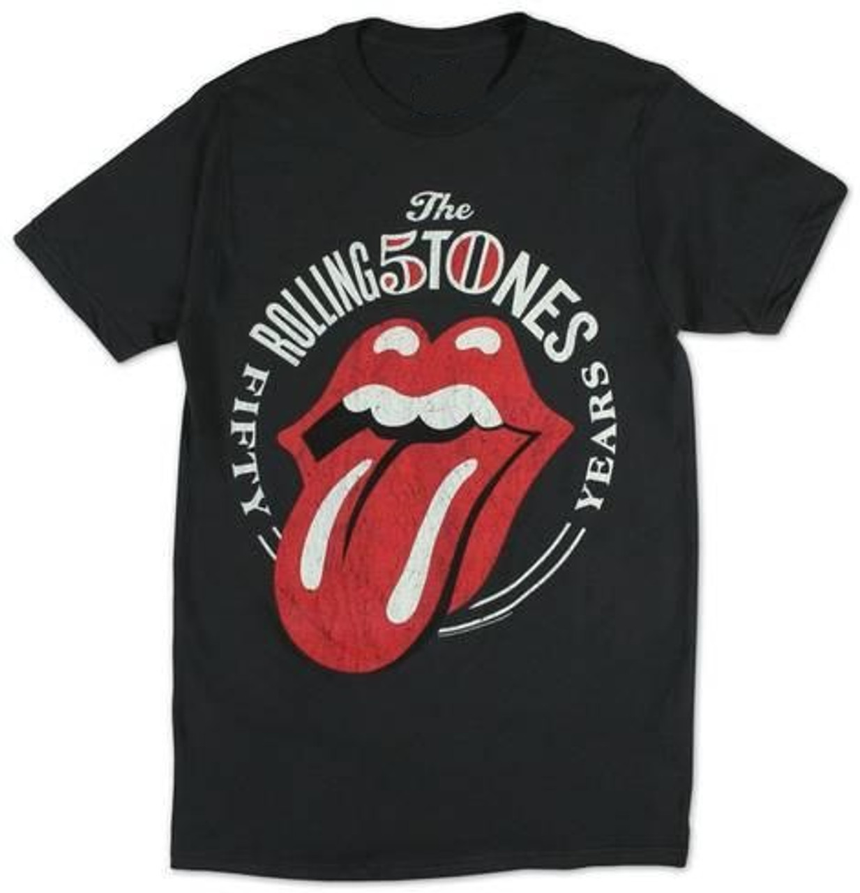 ROLLING STONES 50 YEARS TONGUE T SHIRT