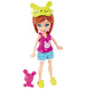 Polly Pocket Sleepover Slumber Party LILA 9.5 cm Doll and Accessory