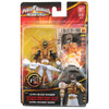 Power Rangers Megaforce 10cm ULTRA BLACK RANGER Action Figure in packaging.