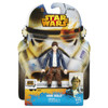 Star Wars Saga Legends 3.75" HAN SOLO (Bespin) Action Figure in packaging.