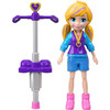 This Pogo-a-Gogo Polly doll stands around 3.5 inches (9 cm) high and is ready to "bounce" on any adventure, anytime, anywhere!