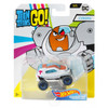 Hot Wheels DC Teen Titans Go! CYBORG 1:64 Scale Die-cast Character Car (5/5) in packaging.