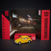 Remove the backdrop included in pack to showcase Bumblebee in the Charlie’s Garage scene. 