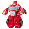 Size right for little hands, the Transformers Rescue Bots Academy Rescan HEATWAVE the Fire-Bot stands around 4.5 inches (11.5 cm) tall.