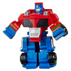 In robot mode, Optimus Prime stands around 5 inches (12.5 cm) tall.