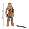 Chewbacca figure stands around 4.75 inches (12 cm) tall.