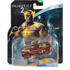 Hot Wheels DC Universe Injustice 2 THE FLASH 1:64 Scale Die-Cast Character Car (3/5) in packaging.