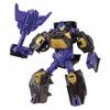 2-in-1 Blackjack figure transformers from sports car to robot in 7 steps.
