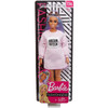 Barbie Fashionistas Doll 136 - Curvy with Long Rainbow Hair wearing Dream Often Dress in packaging.