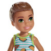 Barbie Club Chelsea - Brunette Boy Doll wearing Fast Food Fashion