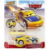 Disney Pixar Cars: XRS Rocket Racing CRUZ RAMIREZ with Blast Wall in packaging.