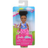 Barbie Club Chelsea - Brunette Girl Doll with Space Rocket Top in packaging.