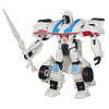 Autobot Jazz figure changes between robot and sports car in 9 steps.
