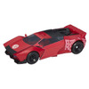 Sideswipe figure changes between robot and sports car in 10 steps.

