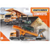 Matchbox Convoys MBX Cabover & Auto Transport Trailer with 2011 Mini Countryman 1:64 Scale Die-cast Vehicle in packaging.